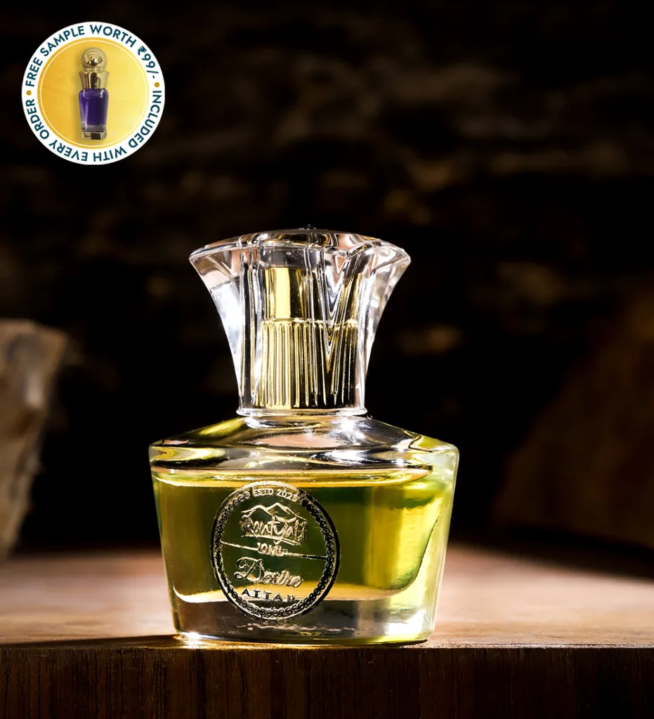Rontyali Desire Attar | Artisan Saffron Elixir (Designer-Inspired Warmth)