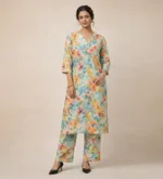 Rontyali Digital Printed Handmade Co-Ord Set (Top + Pant)